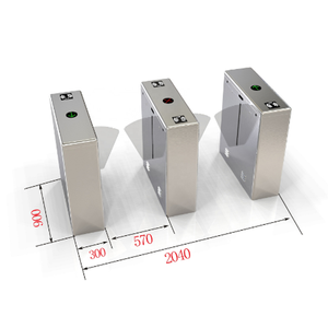 Full Height Sliding Turnstile Gates <strong>Secure</strong> Entrance for Building <strong>Office</strong> Use Swing and Flap Barrier <strong>Types</strong>