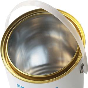 3.7L rotondo di metallo in grado di dipingere può chimica secchio di latta di metallo o di manico in plastica - Product Image 6