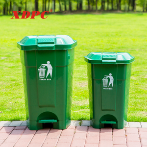XDPC Giá Tốt Nhất Nhựa Khách Sạn Di Động Rác Thải Tái Chế Pedal Bụi Bin Container Trên Bánh Xe - Product Image 1