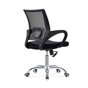 Chaise <span class=keywords><strong>de</strong></span> bureau pivotante avec dossier en maille et accoudoirs en plastique noir, prix compétitif, vente chaude <span class=keywords><strong>2022</strong></span> - Product Image 2