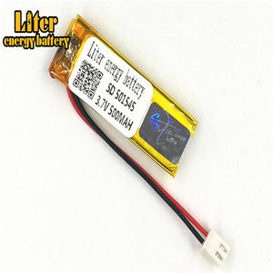 Plug <span class=keywords><strong>2</strong></span>,5-<span class=keywords><strong>2</strong></span> P 3,7 V 501545 recargable de 500 mah lipo batería solar de la batería del li-ion de la batería de polímero de litio con PCM - Product Image 1