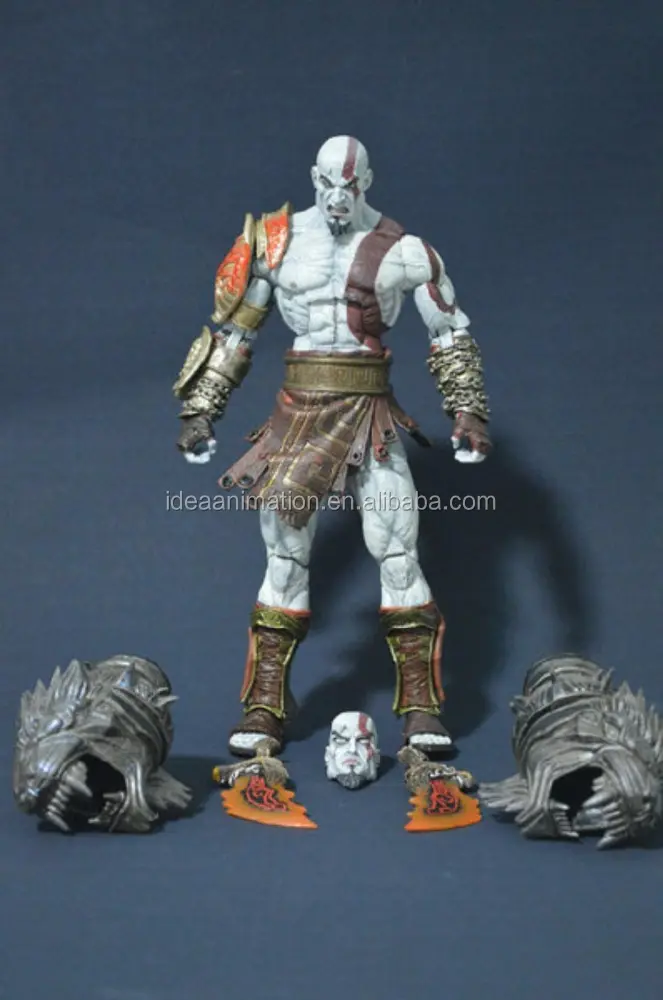 OEMビデオゲームキャラクターがカスタムKratos God of War可動アクションフィギュア工場を作る