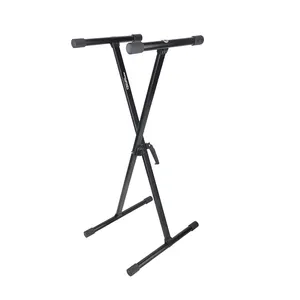 Single X Style Keyboard Stand Instrument Stand KS005D Steel 45-60 Days 170-970m 50 Units RQSONIC 1028mm CN;ZHE Black 36KG