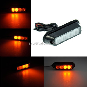 12v 24v 5.5 inç 4LED kırmızı mavi beyaz yeşil sarı trafik uyarı sinyali fren led güvenlik araba turuncu çakarlı lamba - Product Image 5