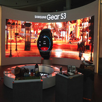 Panel LED Interior Programable, Cortina Flexible, Nuevo Módulo LED Flexible P5, Color Personalizado, 16 Bits, 960x960 Opcional