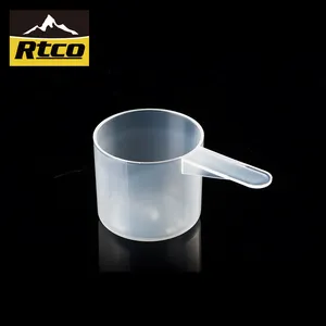 RTCO प्रोटीन प्लास्टिक स्कूप लंबी संभाल के साथ गर्मी प्रतिरोधी