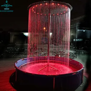 Dancing Cascading Waterfall Water Rain Curtain Small Water Fall Outdoor