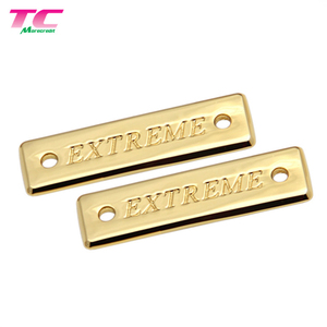 Wholesale Heart Shape Swimwear Designer Brand Tags, Custom Rose Gold Logo <strong>Maker</strong> for Underwear Metal <strong>Label</strong> Tag for <strong>Clothes</strong> - Product Image 4