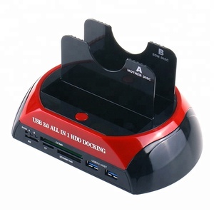 ตัวแยกพอร์ต USB3.0 แบบคู่ สำหรับฮาร์ดดิสก์ SATA  แท่นเชื่อมต่อฮาร์ดดิสก์แบบคู่ Fdu-xt Pro แท่นเชื่อมต่อฮาร์ดดิสก์ SATA - Product Image 2