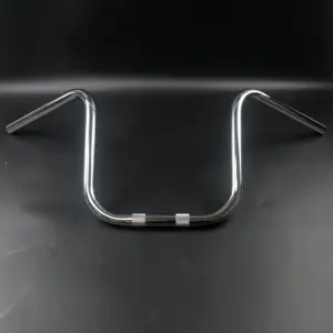 Guidon de moto en Chrome 12 "courbé Ape Bagger, pièces de rechange, guidon, pour Harley Softail, vente en gros, livraison gratuite