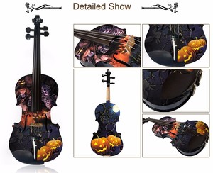 NO-2003 de Halloween de Alta Calidad Precio Bajo 5 Cuerdas de Violín Con Estuche - Product Image 5