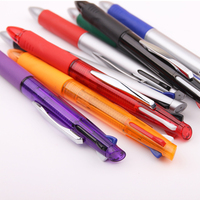 Stylo Promotionnel Quatre Couleurs Multifonction avec Clip Métallique et Logo Personnalisé