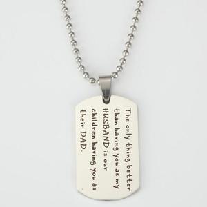 Only <strong>Thing</strong> Better Than Having You As My Husband Is Our Children Having You As Their Dad Necklace <strong>Great</strong> Gift for Father's Day - Product Image 1