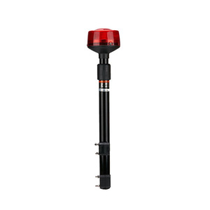 SENKEN-luz de advertencia trasera de motocicleta, luz giratoria de alto brillo, con montaje de poste intermitente - Product Image 1