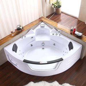 Bañera de hidromasaje de esquina interior, bañera acrílica - Product Image 3