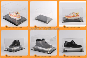 Fait main acrylique UV protection <span class=keywords><strong>basket</strong></span>-ball présentoir à chaussures avec miroir - Product Image 2