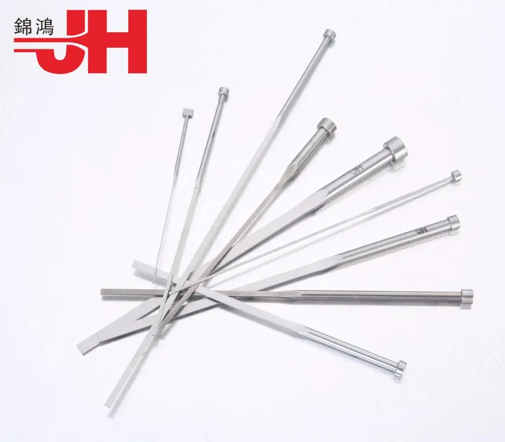 Nhựa molde bước thẳng cho hasco ejector pin tay áo chân Misumi tiêm khuôn DME ejector pins