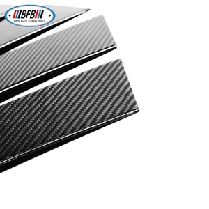 Cho Porsche Panamera 970 sợi carbon khô Sticker b-trụ cột cửa sổ TRIM bao gồm 4 cái 2014-2016 - Product Image 2