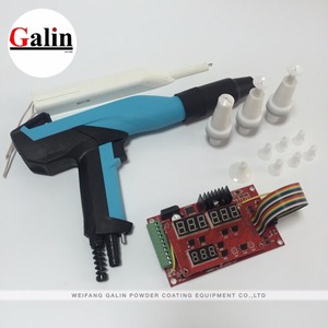 Machine de revêtement de <span class=keywords><strong>poudre</strong></span> électrostatique, pulvérisateur manuel avec cascade et PCB - Product Image 6