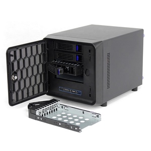 ITX- NAS Trường Hợp 4 Vịnh Black Mini-ITX Form Lưu Trữ Máy Tính Trường Hợp Máy Chủ - Product Image 2