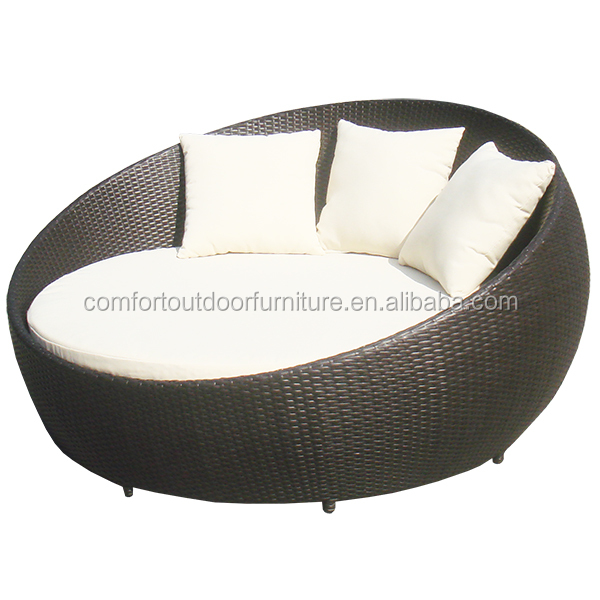 Großhandel rattan lounge rund Kaufen Sie die besten rattan lounge rund