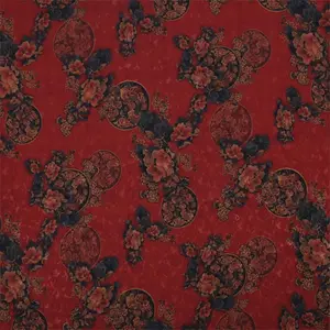Chinese Classical Silk Gambiered Canton Gauze Fabric for Cheongsam