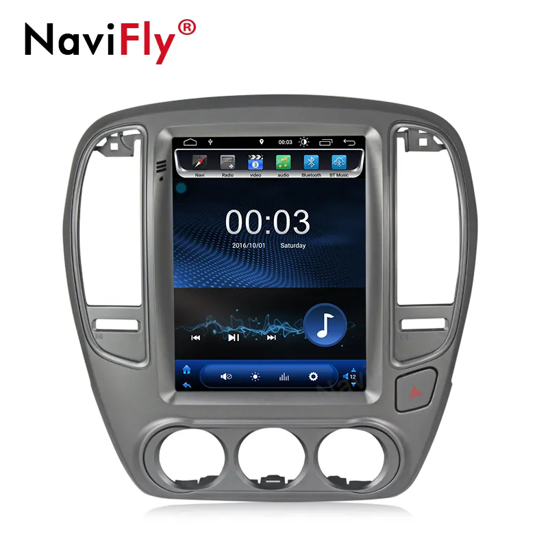 NaviFly 10.1インチクアッドコア2G16G垂直Android8.1カーラジオシステム2008-2012 Nissan Sylphy BluebirdGPSナビゲーション用
