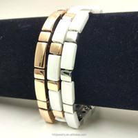 Fournitures magnétiques pour hommes et femmes, bracelets en tungstène fin, céramique, titane, métal, vente en gros, anti-douleur