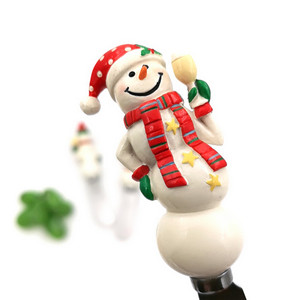 Scatola di colore di imballaggio Di Natale pupazzo di neve 4 pezzi di formaggio coltello coltello per il burro - Product Image 5