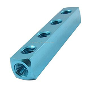 Анодированный алюминиевый сплав <span class=keywords><strong>6061</strong></span> CNC фрезерный пневматический клапан - Product Image 1