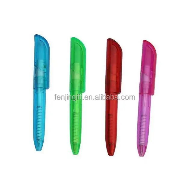 कस्टम पदोन्नति सस्ते प्लास्टिक आसान ले बॉल पेन लघु मिनी ballpoint कलम के साथ लोगो प्रिंट