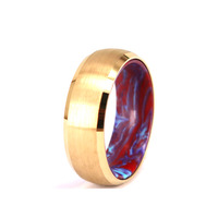 Nouveau design d'anneau d'humeur en tungstène Design d'anneau du lundi