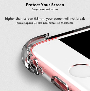 Trong suốt droproof TPU Silicon Cover quay lại điện thoại di động Trường hợp đối với 11 12 13 14 15 16 Pro Max - Product Image 4