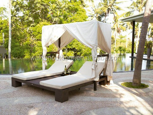 Pas cher en rotin extérieur meubles de jardin <span class=keywords><strong>chaise</strong></span> longue <span class=keywords><strong>méridienne</strong></span> - Product Image 1