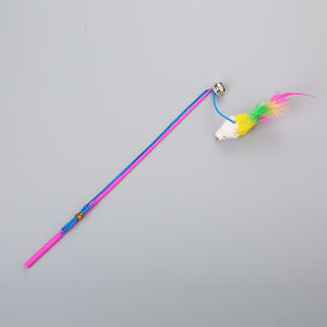 Commercio all'ingrosso del mouse del gatto giocattolo bastone di presa in giro - Product Image 3