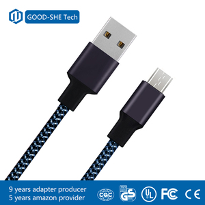 <span class=keywords><strong>Amazon</strong></span> Venta Caliente 5 V 2.4A de Nylon Trenzado <span class=keywords><strong>Micro</strong></span> <span class=keywords><strong>USB</strong></span> <span class=keywords><strong>Cable</strong></span> de Carga Hechos en China - Product Image 4
