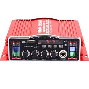 Subwoofer de sonido estéreo Hifi para coche, 4 canales inalámbrico de amplificador de potencia, con modo de audio <span class=keywords><strong>led</strong></span>, pantalla digital, <span class=keywords><strong>12v</strong></span> - Product Image 2