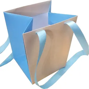 Japanse vouwen papieren zak met lint handvat