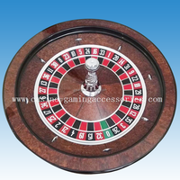 Roulette de luxe Standard de jeu de Casino 32 pouces en bois massif