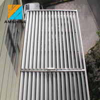 Persienne de sécurité pour fenêtres électriques personnalisées Pare-soleil extérieur Cadre de volet en aluminium Persiennes motorisées