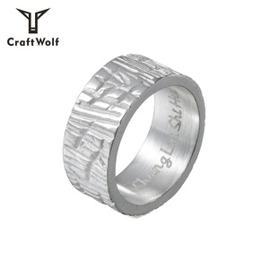 Mestiere Lupo Personalizzato gioielli fatti a mano di vendita caldo 2020 Vintage Irregolare inciso <span class=keywords><strong>Anelli</strong></span> In Acciaio Inox per l'<span class=keywords><strong>uomo</strong></span> le donne - Product Image 5