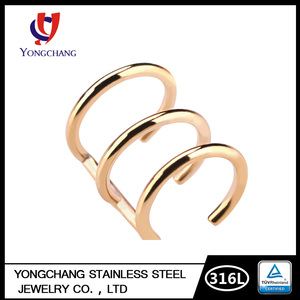 Barato al por mayor chapado en oro de acero inoxidable joyería piercing helix cartílago ¢ o del oído - Product Image 3