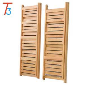 Pliant triangle <span class=keywords><strong>en</strong></span> <span class=keywords><strong>bois</strong></span> présentoir <span class=keywords><strong>pour</strong></span> magasin pot de fleur - Product Image 4