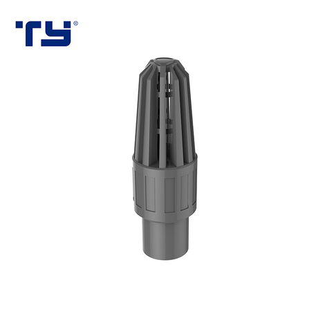 PVC-U Plastic Water Pump Foot Valve Socket