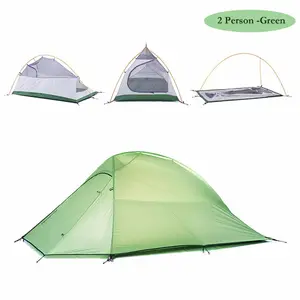 Ultralight 1-2 Person 4 Seasons Double Layer Backpacking Tent