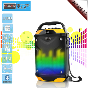 Basse Parfait Son portable en bois cas Bluetooth karaoké haut-parleur 2.0 haut-parleurs bluetooth, <span class=keywords><strong>Dj</strong></span> Caisse De Résonance - Product Image 1