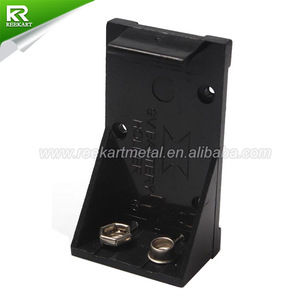 Support plastique de piles <span class=keywords><strong>9V</strong></span>, boîte de rangement 6F22 avec broche sans couvercle sans interrupteur, pièces - Product Image 5