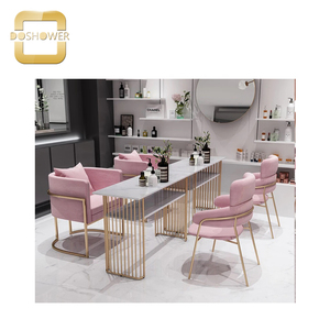 Las <span class=keywords><strong>uñas</strong></span> de manicura de salón con rose oro fiesta decoraciones <span class=keywords><strong>para</strong></span> <span class=keywords><strong>uñas</strong></span> de acrílico <span class=keywords><strong>uñas</strong></span> de mesa - Product Image 1