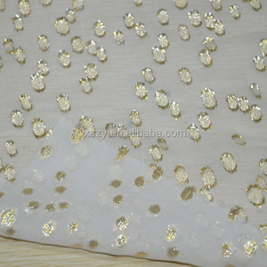 100% abito in <span class=keywords><strong>Chiffon</strong></span> di seta organica in tessuto Lurex punti metallici per abiti da ragazza Set tende-Somali Dirac 2025 anche per cuscini - Product Image 5