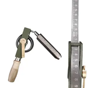 أداة قياس عمق الزيت من الفولاذ المقاوم للصدأ, أداة قياس الزيت بمقبض خشبي